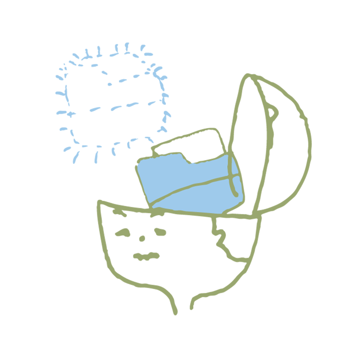 困っている様子